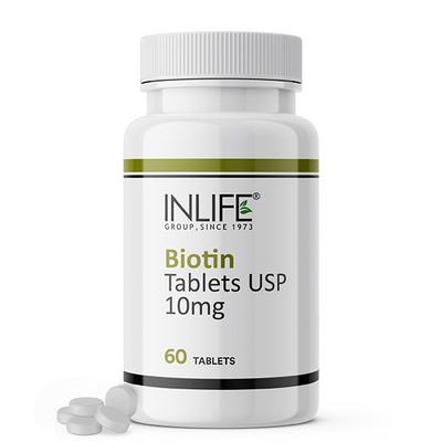 Inlife Biotin 10000 mcg Tablets 60's - Hair & Skin