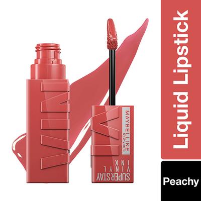 Maybelline Superstay Vinyl Ink Liquid Lip Color Peachy 4.2ml - Lipsticks