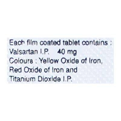 Valzaar 40mg Tablet 10'S - Hypertension-Ang