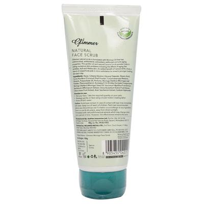 GLIMMER NATURAL FACE SCRUB MORINGA 100 gm - Face Scrubs