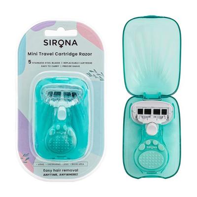 Sirona 5 Blade Mini Travel Cartridge Hair Removal Razor 1's - Shaving & Hair Removal