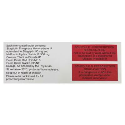 SUITGLIP M 50/500 Tablet 10's - Diabetes-Ant
