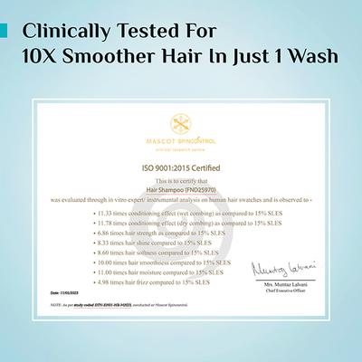 Pilgrim Patua Smoothening Shampoo for Dry & Frizzy Hair 400 ml - Shampoos