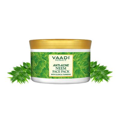Anti Acne Neem Face Pack With Clove And Turmeric 600 gm - Face Packs