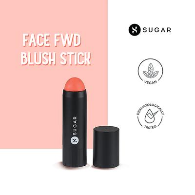 SUGAR Cosmetics Face Fwd Blush Stick - 01 Coral Climax (Bright Coral) 7 gm - Blushes