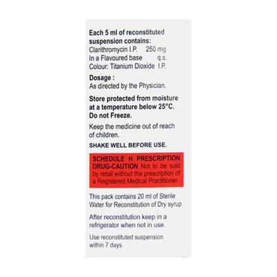 CLOFF 250 STRAWBERRY MANGO & PEPPERMINT FLAVOUR Dry Syrup 30ml - Bacterial Infections-Mac