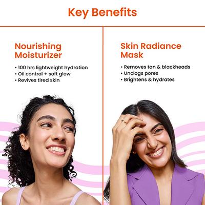 Foxtale Oil Free Radiance Kit - Festive Glow, Oil-Free Radiance 1's - Facial Kits