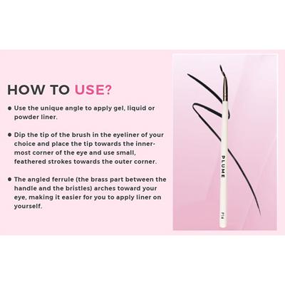 Plume P14 Fine Eyeliner Brush 1's - Eye Brush