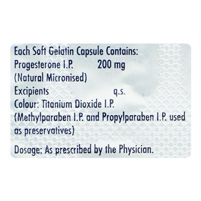 PRESERVGEST 200 Capsule 15's - Hormonal Therapy-Oes