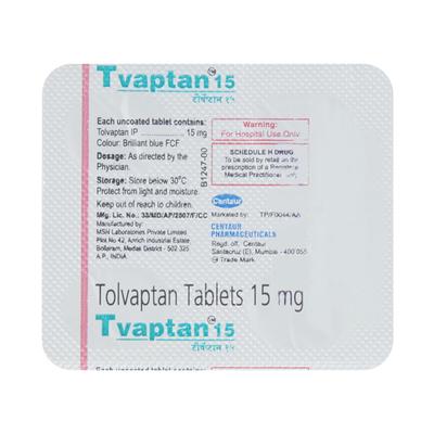 Tvaptan 15mg Tablet 4'S - Kidney Disease/Stones-Oth