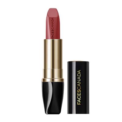 Faces Canada Matte Addiction Lipstick Luxurious Comfort with Mulberry Oil & Shea Butter Hd Finish Expressive Peach 04 3.7gm - Lipsticks