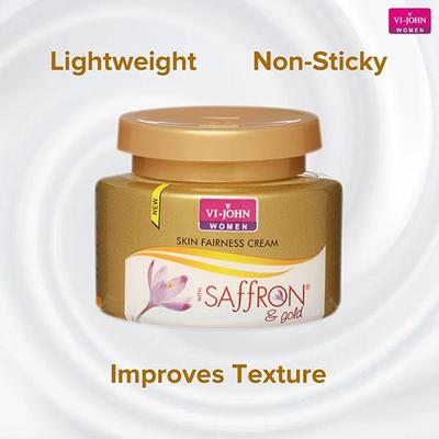 VI-John Women Saffron and Gold Extracts Fairness Cream 50gm - Bb & Cc Creams