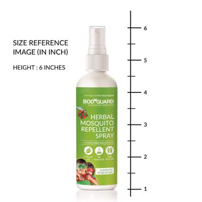 Bodyguard Natural Anti Mosquito Spray (100 Ml x 2) 220 gm - Insect Repellents