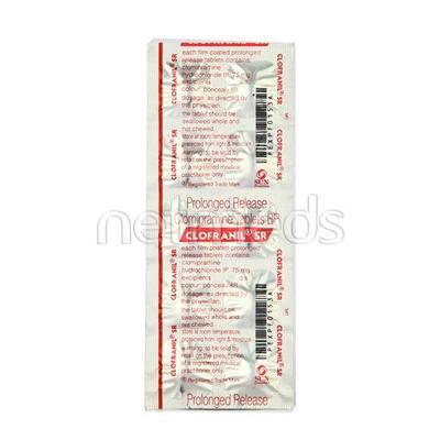 Clofranil SR Tablet 10'S - Depression-Ant