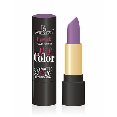 Half N Half Velvet Matte Texture Lipstick My Colour, Love Midnight - Purple 3.8gm - Lipsticks