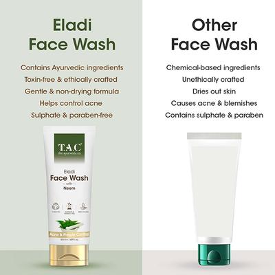 Tac - The Ayurveda Co Eladi Facewash with Neem 50 ml - Face Wash & Cleansers