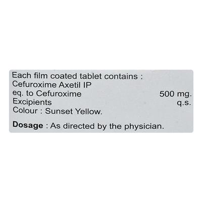 CEFUBROS 500 Tablet 10's - Bacterial Infections-Cep