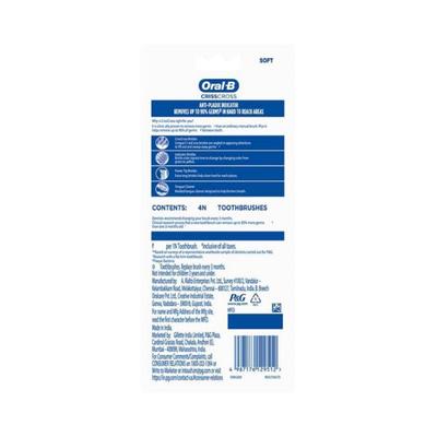 Oral B Criss Cross - Family toothbrushes - Soft 4's - Toothbrushes