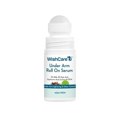 WishCare Under Arm Roll On Serum - 5% AHA, 3% Kojic Acid - Aqua Fresh 50 ml - Deodorants/Roll-Ons