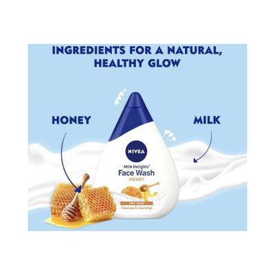 NIVEA MILK DELIGHT FACEWASH HONEY 100 ml - Face Wash & Cleansers