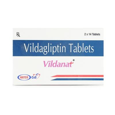 VILDANAT 50mg Tablet 14's - Diabetes-Ant