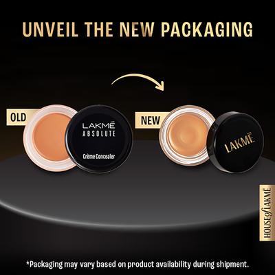 Lakme Unreal Cover Creme Concealer Lightweight & Hydrating, Sand, 3.9gm - Concealer