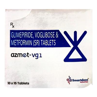 AZMET VG 1 Tablet 15's - Diabetes-Ant