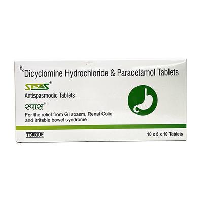 SPAS Tablet 10's - Muscle Cramps/Spasticity-Ant