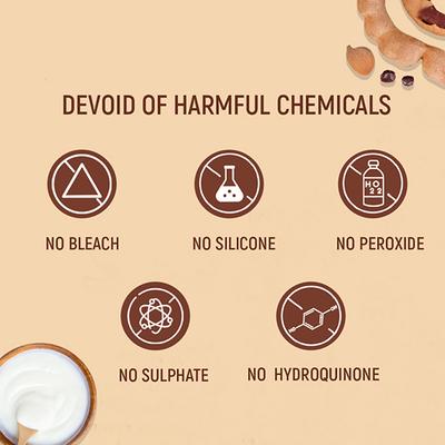 Salon In A Box De-Tan With Tamarind & Curd Cream Suitable For All Skin Types No Bleach Tube 150 ml - Face Creams