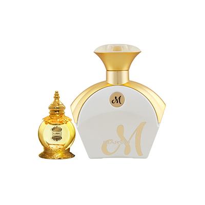Ajmal Mukhallat Al Wafa Concentrated Perfume Oil Oriental Musky And Maryaj M White For Her EDP Floral Fruity Perfume 102 ml - Perfumes (Edt/Edp)