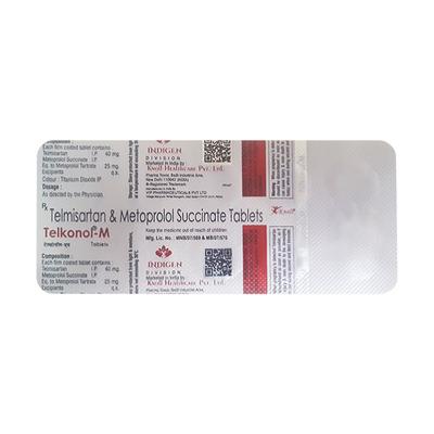 TELKONOL M Tablet 10's - Hypertension-Ana
