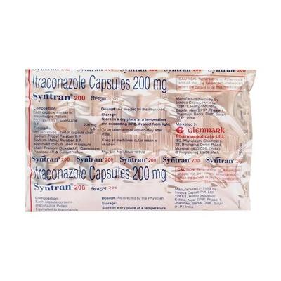 Syntran 200mg Capsule 10'S - Fungal Infections-Anf