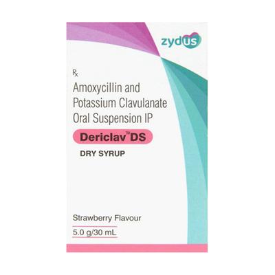 DERICLAV DS STRAWBERRY FLAVOUR Dry Syrup 30ml - Bacterial Infections-Pen