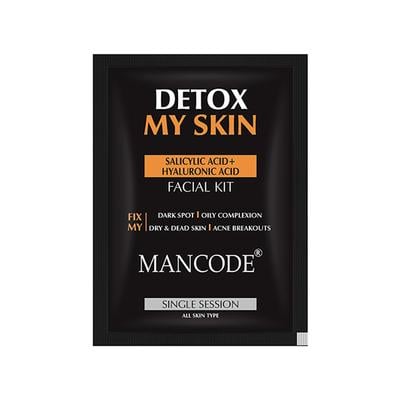 Mancode Detox My Skin Facial Kit 58 gm - Masks & Peels