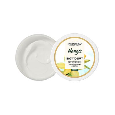 The Love Co. Nargis Body Yogurt - 72 Hour Intense Hydrating Shea Body Butter - Deep Moisturization for Winters With Pure Shea Butter for Nourishing Essential Body Care 200 gm - Body Butter