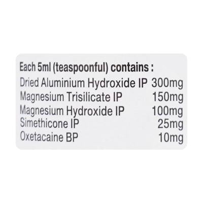 Solacid O sugar free Suspension 170ml - Ulcer/Reflux/Flatulence-Aaa