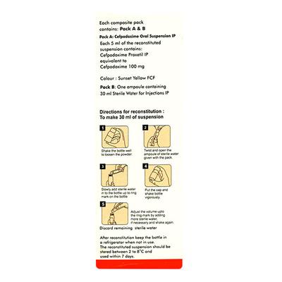 Microcef 100mg Suspension 30ml - Bacterial Infections-Pen