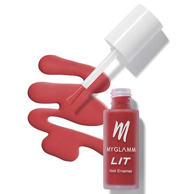 MyGlamm LIT Matte Nail Enamel-Adulting-7ml - Nail Polish