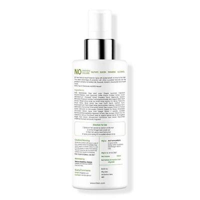 Ktein Natural 100% Plant base Hair Heat Protection Spray with Extra Shine 1's - Hair Sprays & Mists