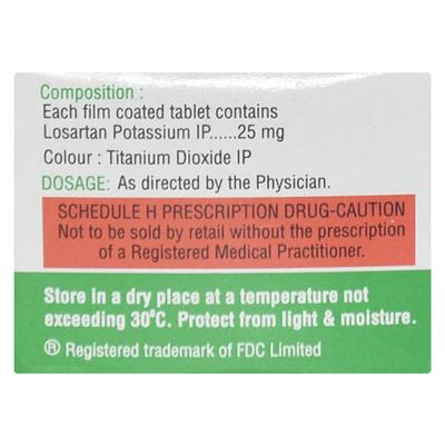 Zilos 25mg Tablet 10'S - Hypertension-Ang