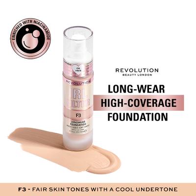 Makeup Revolution Irl Filter Longwear Foundation F3 23 ml - Foundation