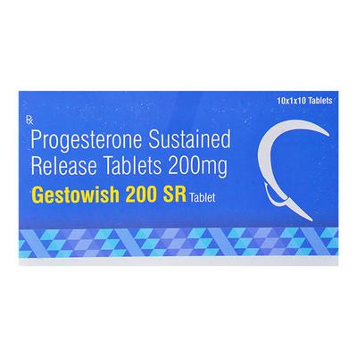 GESTOWISH 200 SR Tablet 10's - Hormonal Therapy-Oes