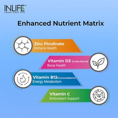INLIFE Magnesium Complex Glycinate 5X 2000mg Tablets 60's - Multi-Vitamins