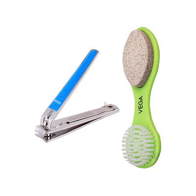 Vega 3 In 1 Pedicure Tool and Large Nail Clipper (VCP-09) 2's - Manicure & Pedicure Kits