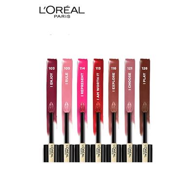 L'Oreal Paris Rouge Signature Matte Liquid Lipstick,103 I Enjoy 7 Gm - Lipsticks