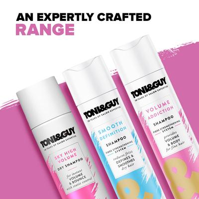 Toni&Guy Sky High Volume Dry Shampoo Hair Spray, Oil-Absorbing Formula for Fine Hair 250 ml - Dry Shampoos & Conditioners