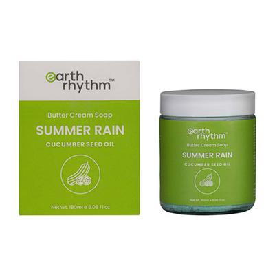 Earth Rhythm Summer Rain Butter Cream Soap 100 gm - Soaps