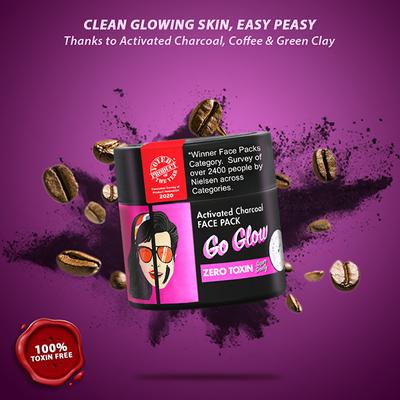 Super Smelly Go Glow Activated Charcoal Face Pack 70 gm - Face Packs