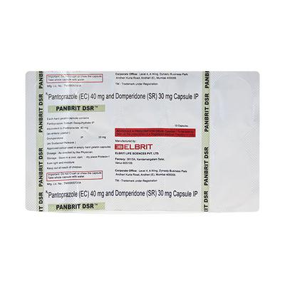 PANBRIT DSR Capsule 10's - Ulcer/Reflux/Flatulence-Aaa