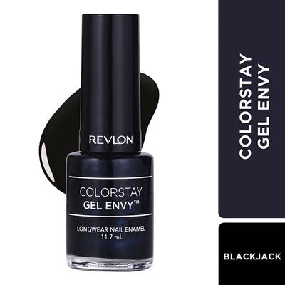 Revlon Colorstay Gel Envy Long Wear Nail Enamel - Blackjack 11.6 Ml - Nail Polish